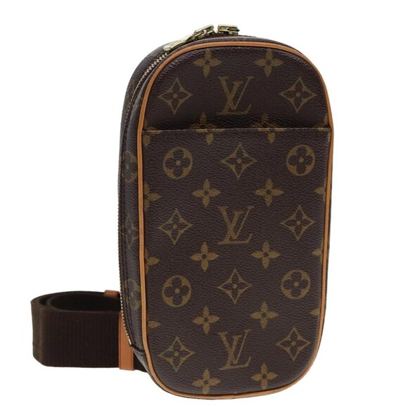 LOUIS VUITTON Monogram Pochette Gange Shoulder Bag - Picture 1 of 16